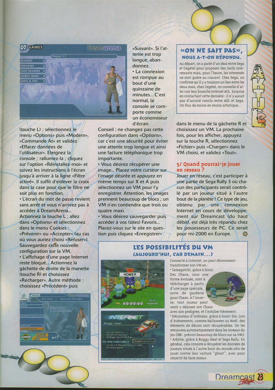 Dreamcast et Internet - 2